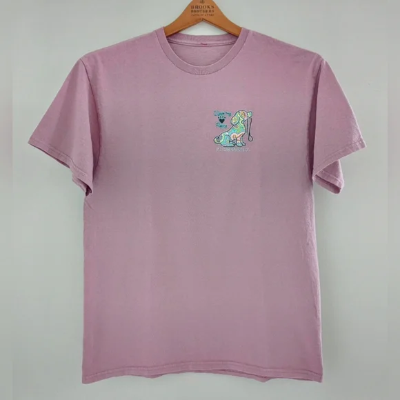 St. Augustine Florida Beach Pup I LOVE MY PUPPY T Shirt WOMENS M Dusty Rose Dog - Picture 4 of 9